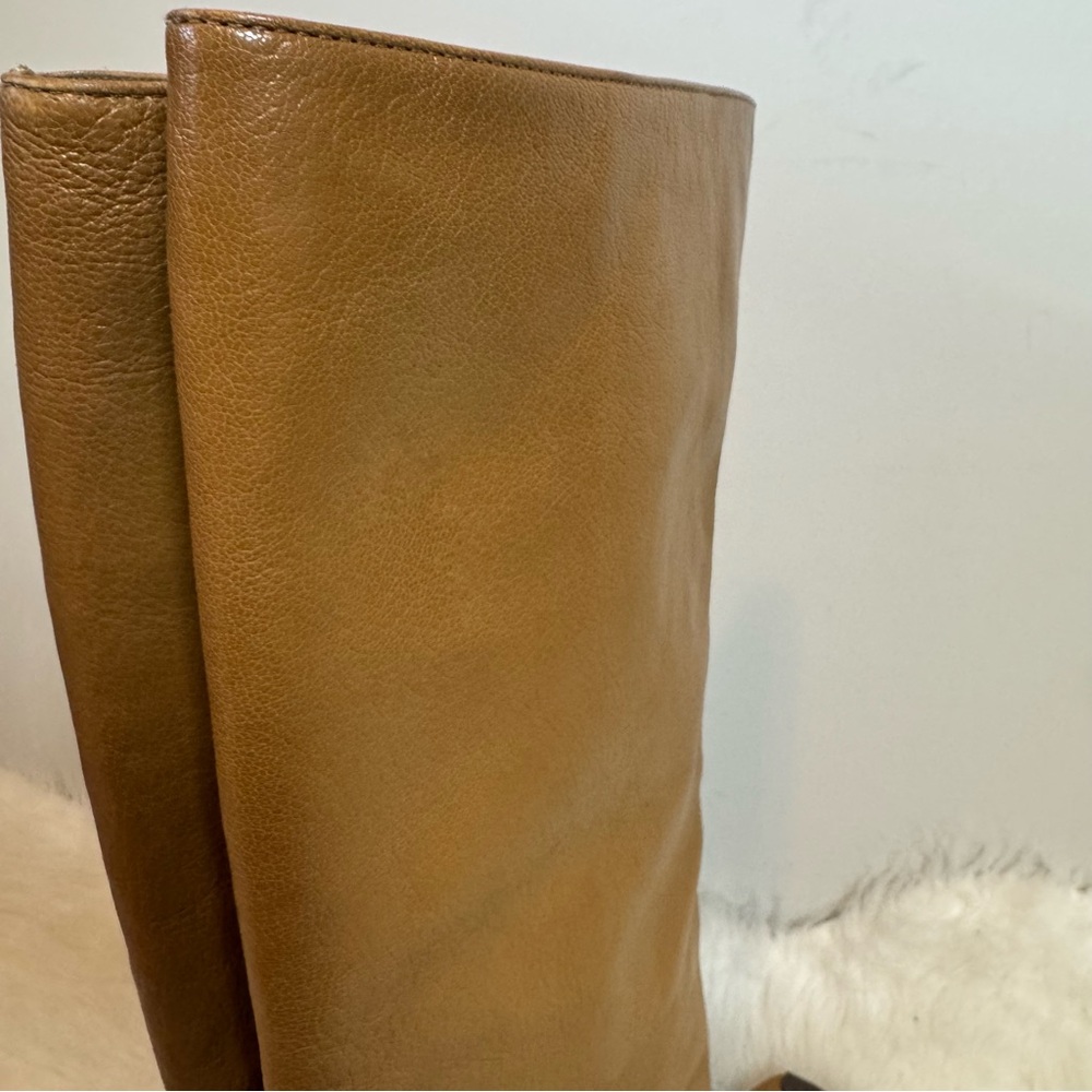 Tory Burch Tubo Knee High Leather Boots in Granola 8.5 - Picture 7 of 9